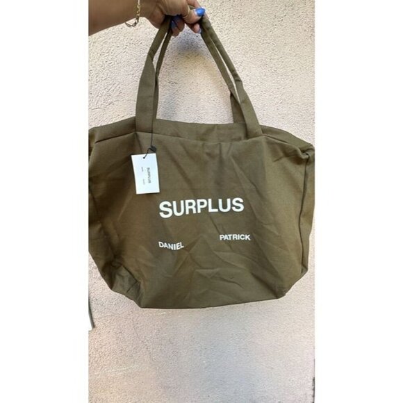 DANIEL PATRICK Canvas tote Surplus Olive Bag New With Tags! - Picture 1 of 2
